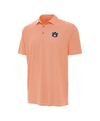 Antigua Men's Orange Auburn Tigers Twine Polo Shirt