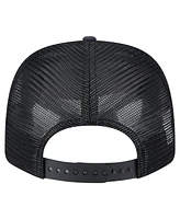 New Era Men's Navy/Black Jacksonville Jaguars Adventure Drinks Pattern 9SEVENTY Stretch-Snap Hat