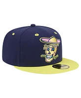 New Era Men's Navy/Yellow Lynchburg Hillcats Copa de la Diversion 59FIFTY Fitted Hat
