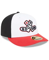 New Era Men's White/Red Chicago White Sox 2025 City Connect Batting Practice Low Profile 59FIFTY Fitted Hat