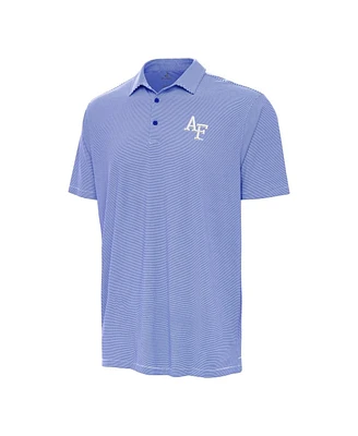 Antigua Men's Royal/White Air Force Falcons Twine Polo Shirt
