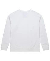 Mitchell & Ness x Bud Light Men's White Pittsburgh Steelers The Crest Pullover Sweatshirt