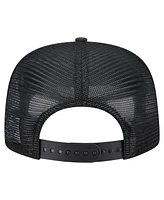 New Era Men's Black Pittsburgh Pirates Gummy Golfer Trucker Adjustable Hat