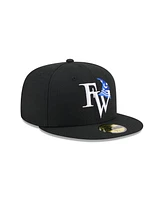 New Era Men's Black Fort Wayne TinCaps Theme Nights 59FIFTY Fitted Hat
