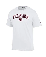 Champion Men's White Texas A&M Aggies Arched Logo T-Shirt