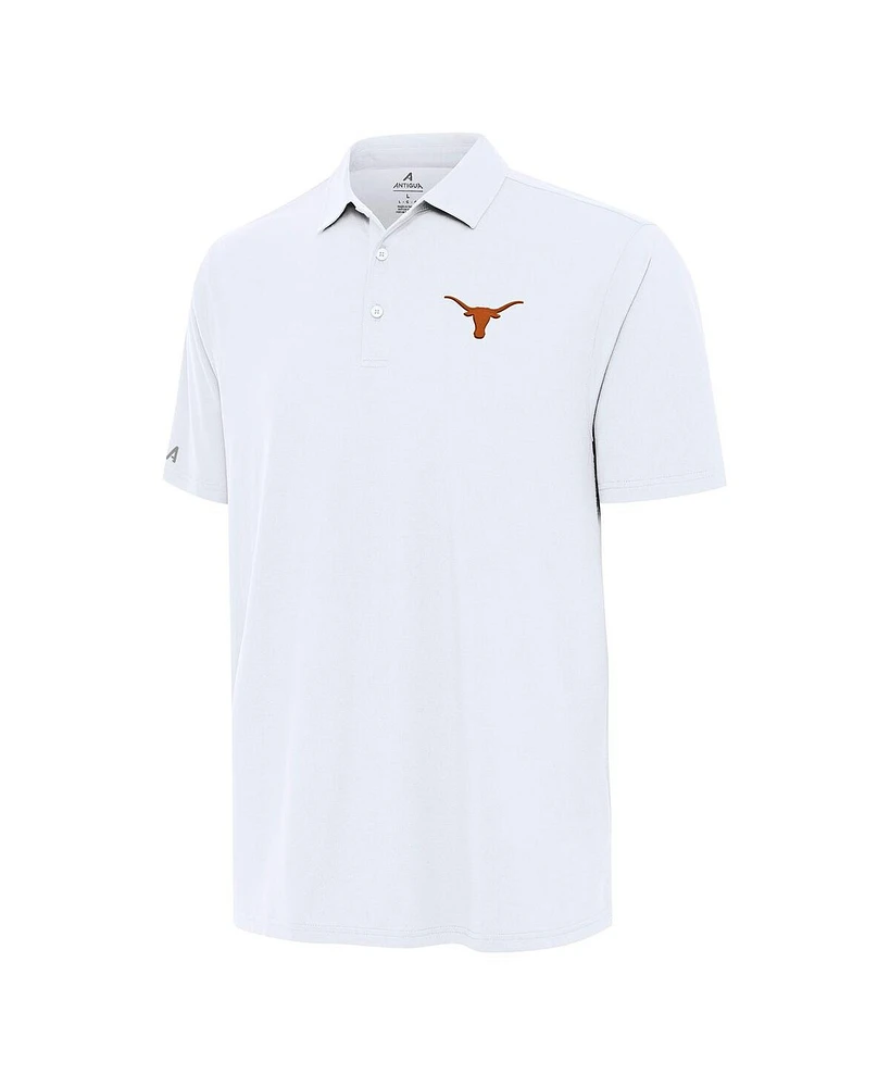 Antigua Men's White Texas Longhorns Era Polo Shirt