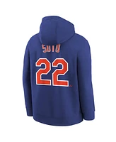 Nike Big Boys and Girls Juan Soto Royal New York Mets Name Number Performance Pullover Hoodie