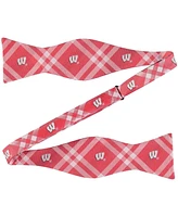 Eagles Wings Red Wisconsin Badgers Rhodes Self-Tie Bow Tie