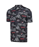 Reyn Spooner Men's Black Georgia Bulldogs Performance Polo Shirt