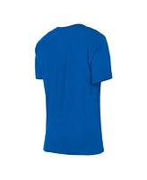 New Era Women's Blue York Knicks Glam Game Flower T-Shirt