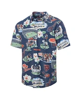 Reyn Spooner Men's Navy Chicago Bears Scenic Button-Down Shirt