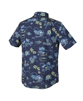 Reyn Spooner Men's Dark Blue Tampa Bay Rays Kekai Button-Down Shirt