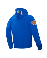 Pro Standard Men's Blue New York Knicks 2024/25 City Edition Pullover Hoodie