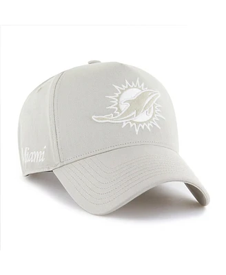 '47 Brand Men's Cream Miami Dolphins Foundation Offside Adjustable Hat