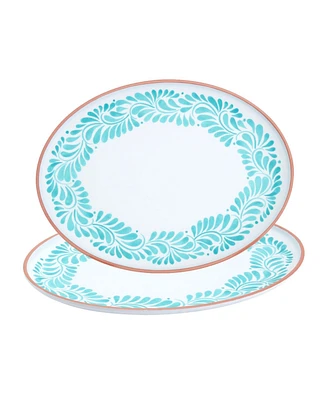 Infuse Melamine Oval Platters, Set of 2