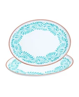 Infuse Melamine Oval Platters, Set of 2