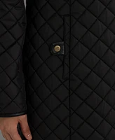 Lauren Ralph Women's Hooded Quilted Coat