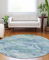 Addison Chantille Machine Washable ACN1387 8'x8' Round Area Rug