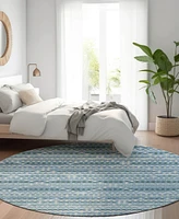 Addison Chantille Machine Washable ACN1437 8'x8' Round Area Rug