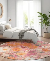 Addison Chantille Machine Washable ACN1507 8'x8' Round Area Rug