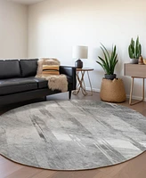 Addison Chantille Machine Washable ACN1537 8'x8' Round Area Rug