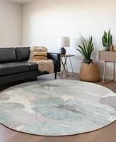 Addison Chantille Machine Washable ACN1557 8'x8' Round Area Rug