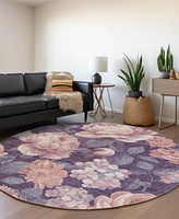 Addison Chantille Machine Washable ACN1567 8'x8' Round Area Rug
