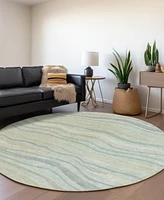 Addison Chantille Machine Washable ACN1587 8'x8' Round Area Rug