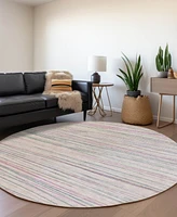 Addison Chantille Machine Washable ACN1607 8'x8' Round Area Rug
