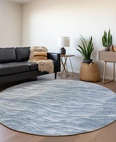 Addison Chantille Machine Washable ACN1616 8'x8' Round Area Rug