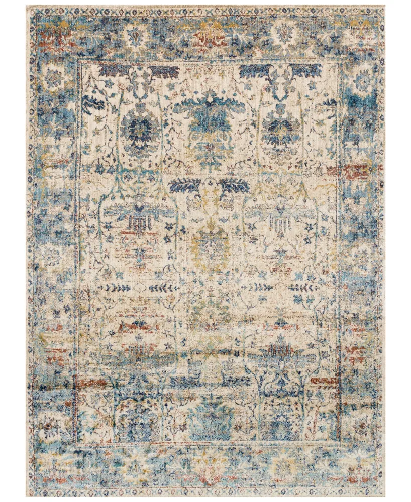 Closeout! Loloi Anastasia Af-07 Sand/Light Blue 2'7" x 4' Area Rug