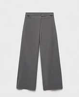 Mango Women's Fine Belt Straight Pants
