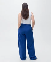 Mango Women's Bow Belt Lyocell Suit Pants
