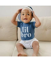 Sweet Wink Baby Boys Lil Bro Short Sleeve Bodysuit