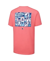 Lauren James Women's Coral Dallas Cowboys Folksy Americana T-Shirt