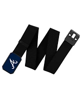 Groove Life Black Atlanta Braves Belt with Team Color Buckle Belt