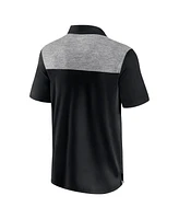 Fanatics Men's Black Minnesota Golden Gophers Iconic Brushed Blocked Polo Shirt