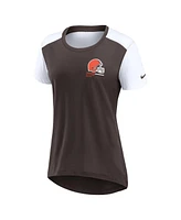 Nike Women's Brown Cleveland Browns Performance Fashion T-Shirt