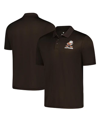 Fanatics Men's Brown Cleveland Browns Vintage Polo Shirt
