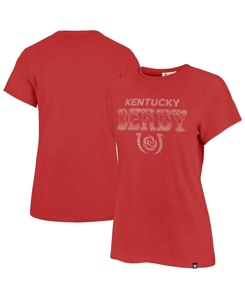 '47 Brand Women's Red Kentucky Derby Frankie T-Shirt