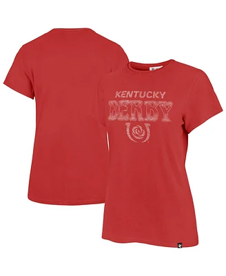 '47 Brand Women's Red Kentucky Derby Frankie T-Shirt