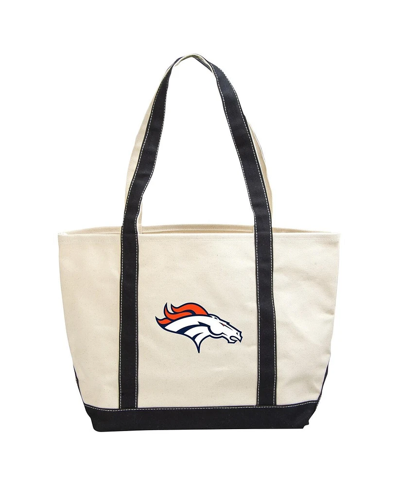 Logo Brands Denver Broncos Canvas Tote Bag
