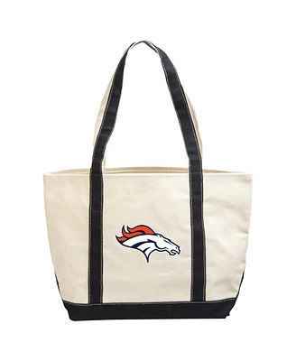 Logo Brands Denver Broncos Canvas Tote Bag