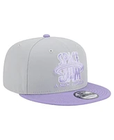 New Era Men's Gray/Light Purple Space Jam: A New Legacy Two-Tone 9FIFTY Snapback Hat