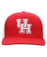 Top of the World Men's Red/White Houston Cougars Victory Baseline Adjustable Trucker Hat