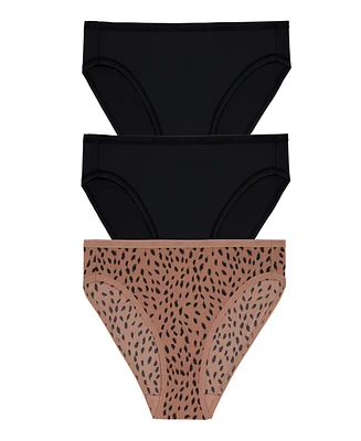 Dkny Women's Micro Bikini Underwear 3 Pack