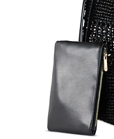 Sam Edelman Marcie Open Weave Raffia Bucket Bag