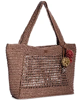 Sam Edelman Marcie Open Weave Raffia Tote