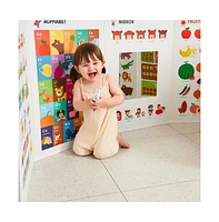 Hattung SayHouse Interactive Educational Foldable Board for Kids with Talking Pen, Magnetic Board, Whiteboard & Mirror