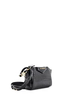Pre-Owned Givenchy Nano Antigona Crossbody Bag Embossed Leather